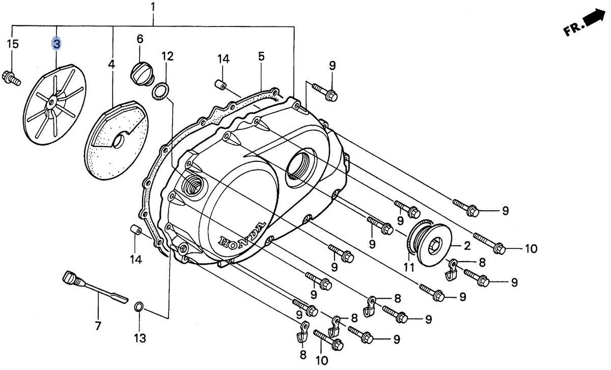 Honda OEM part 11333-MV8-900