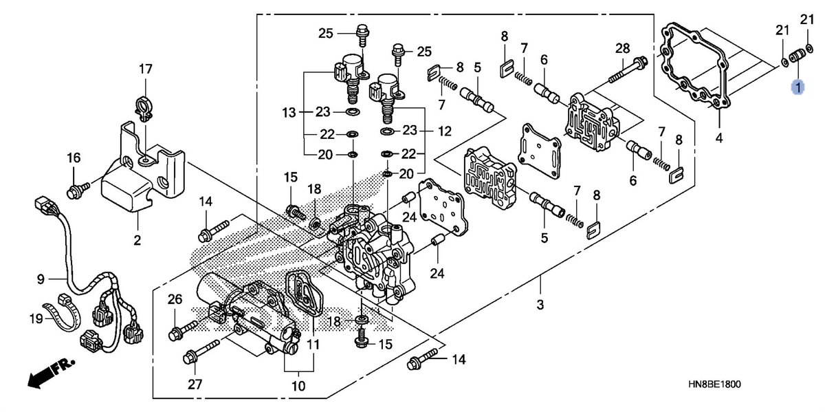 Honda OEM part 11334-HN8-010