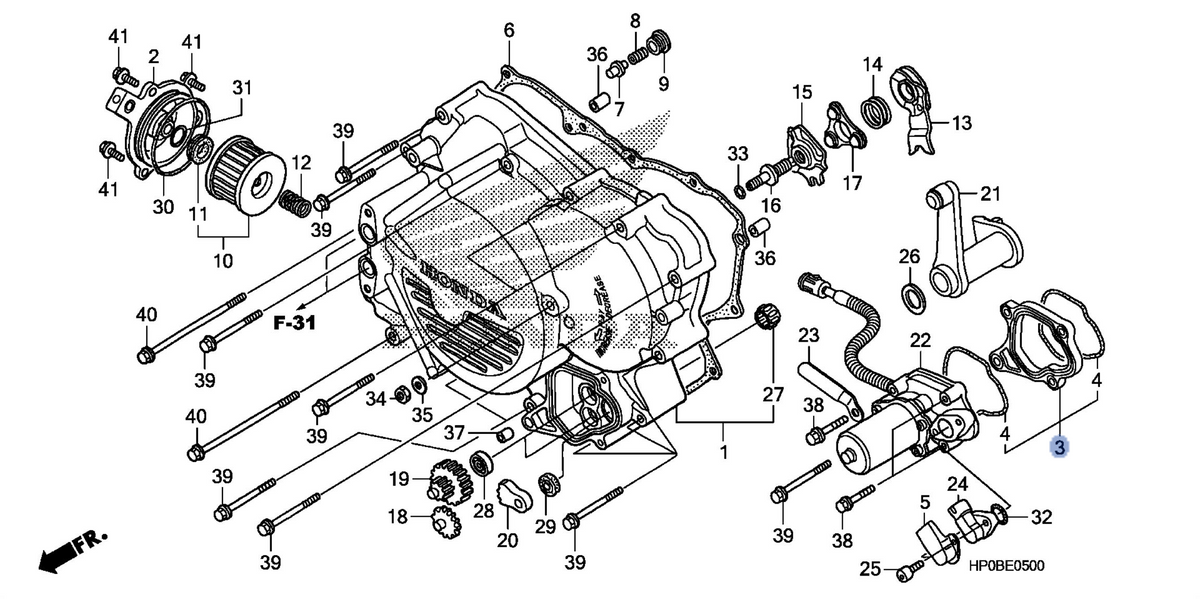 Honda OEM part 11334-HP0-A10