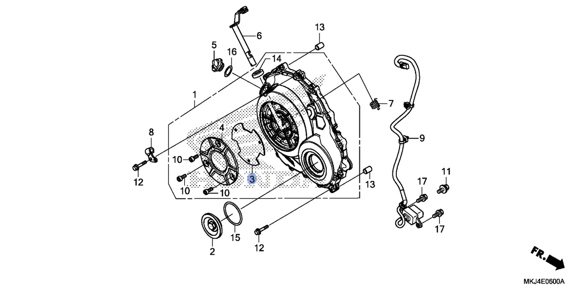 Honda OEM part 11334-MKJ-D00