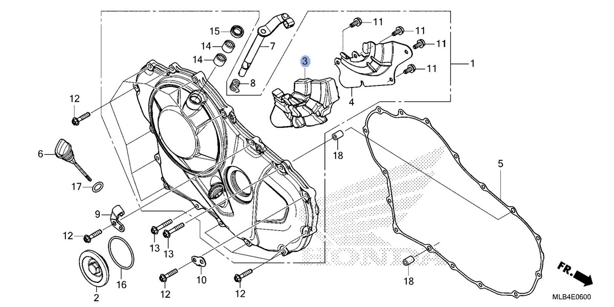 Honda OEM part 11334-MLB-D00