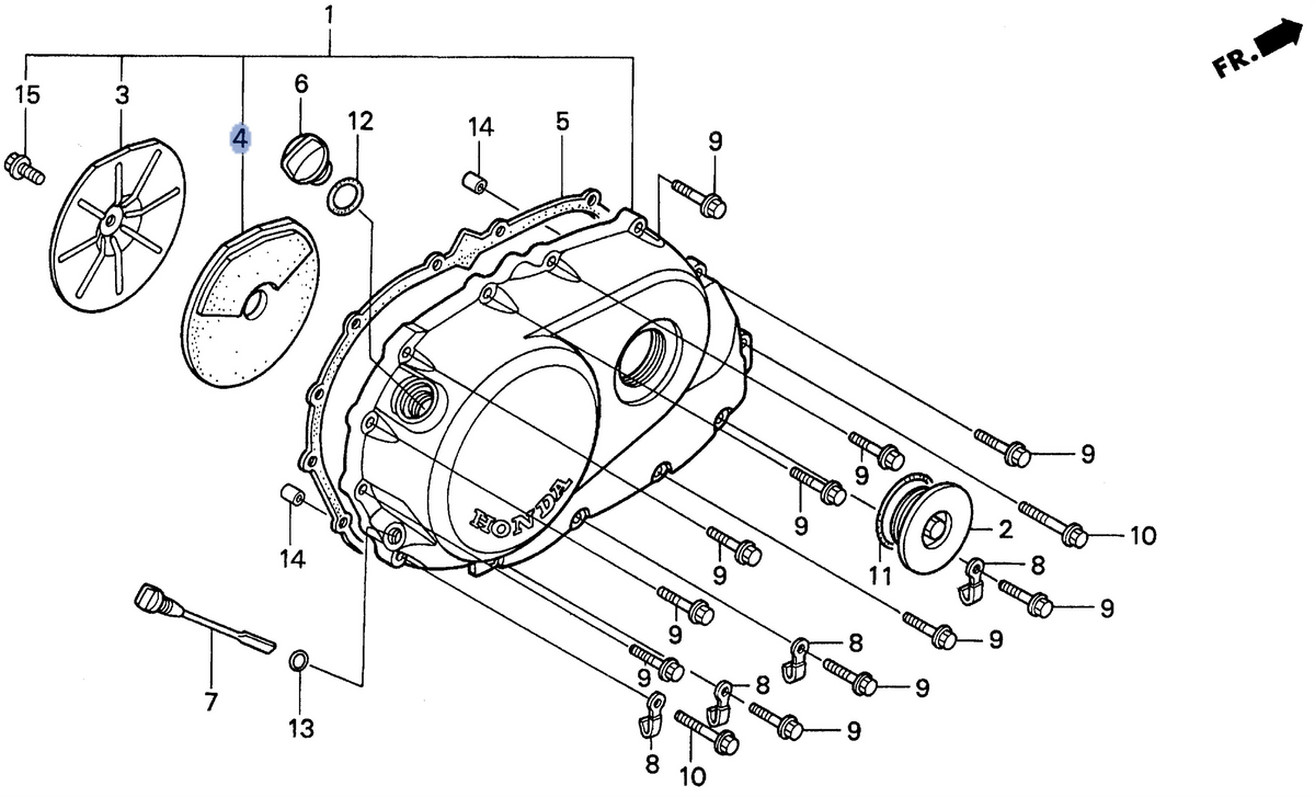 Honda OEM part 11334-MT7-300