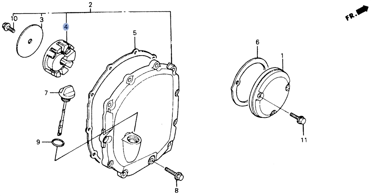 Honda OEM part 11334-MZ1-000