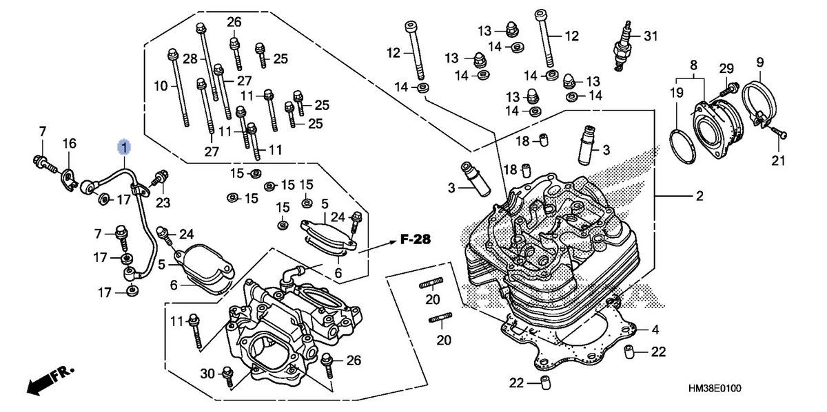 Honda OEM part 11335-HC0-000