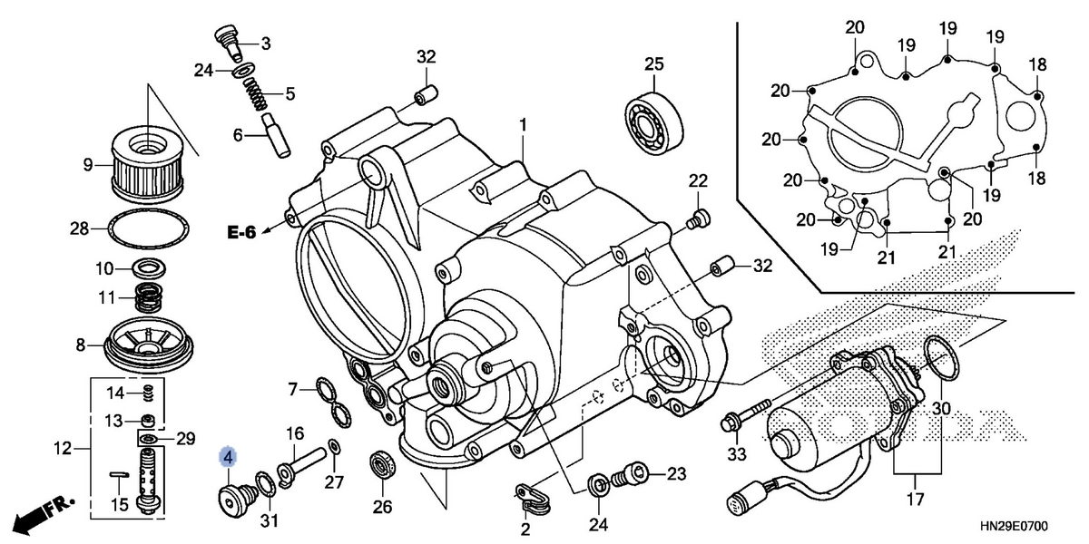 Honda OEM part 11335-HN2-000