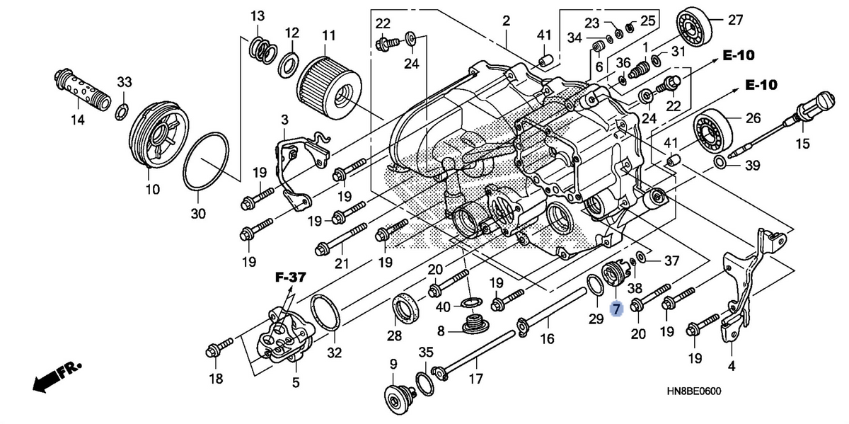 Honda OEM part 11335-HN8-000