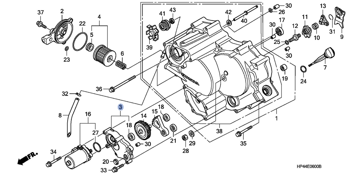 Honda OEM part 11335-HP5-600