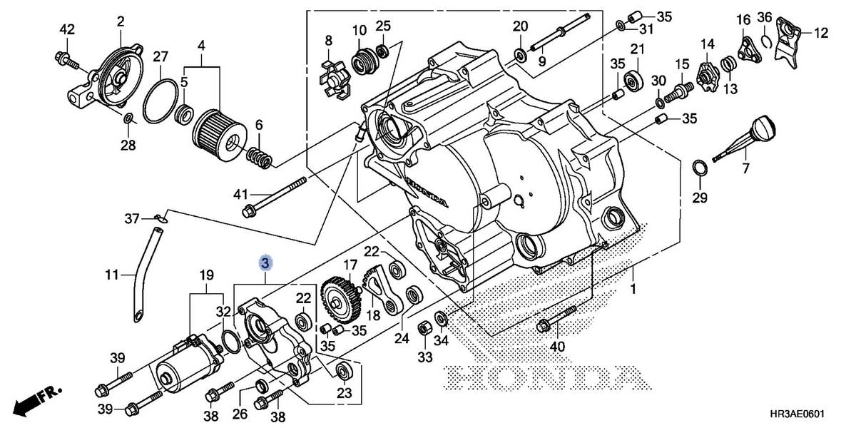 Honda OEM part 11335-HR0-F00