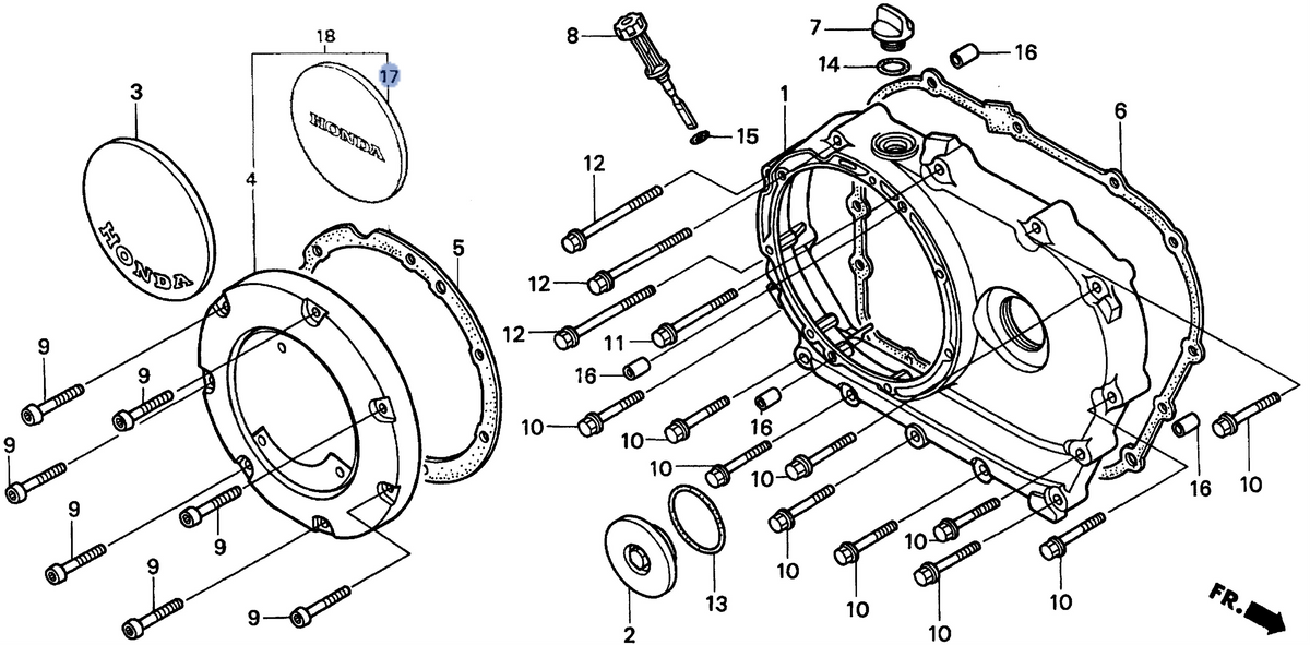 Honda OEM part 11335-MCK-A50