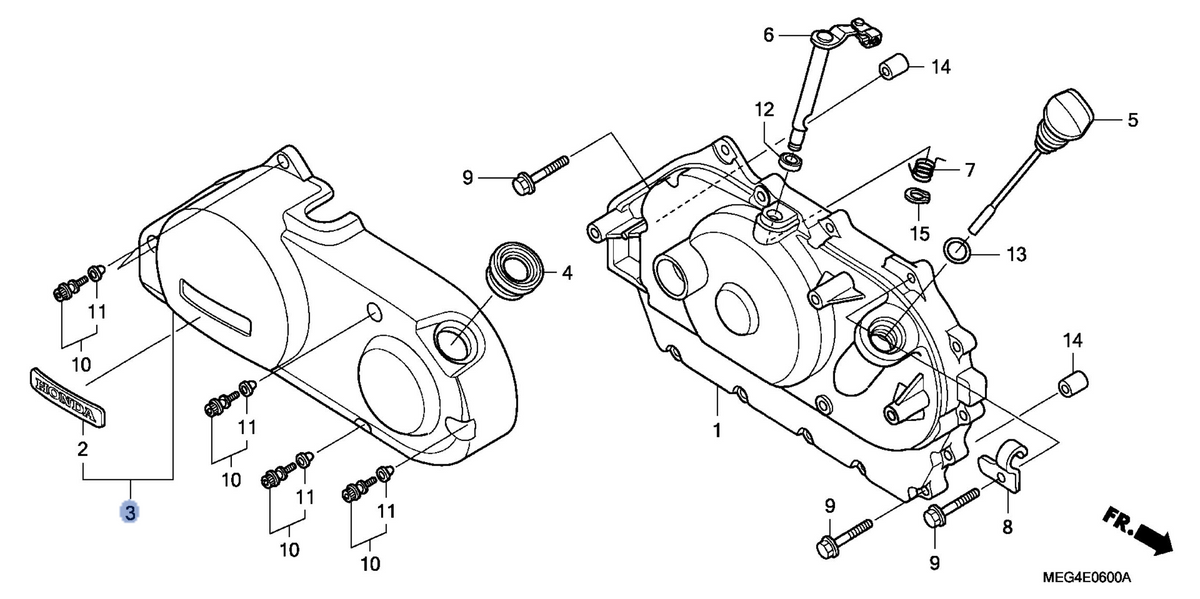 Honda OEM part 11335-MEG-000