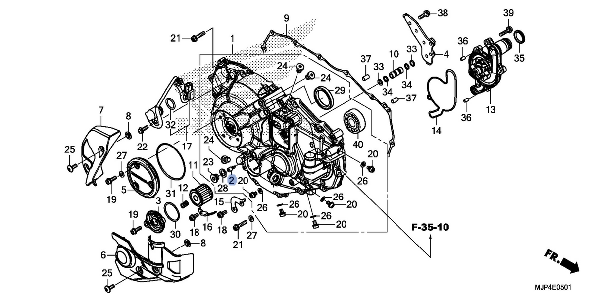 Honda OEM part 11335-MJP-G80