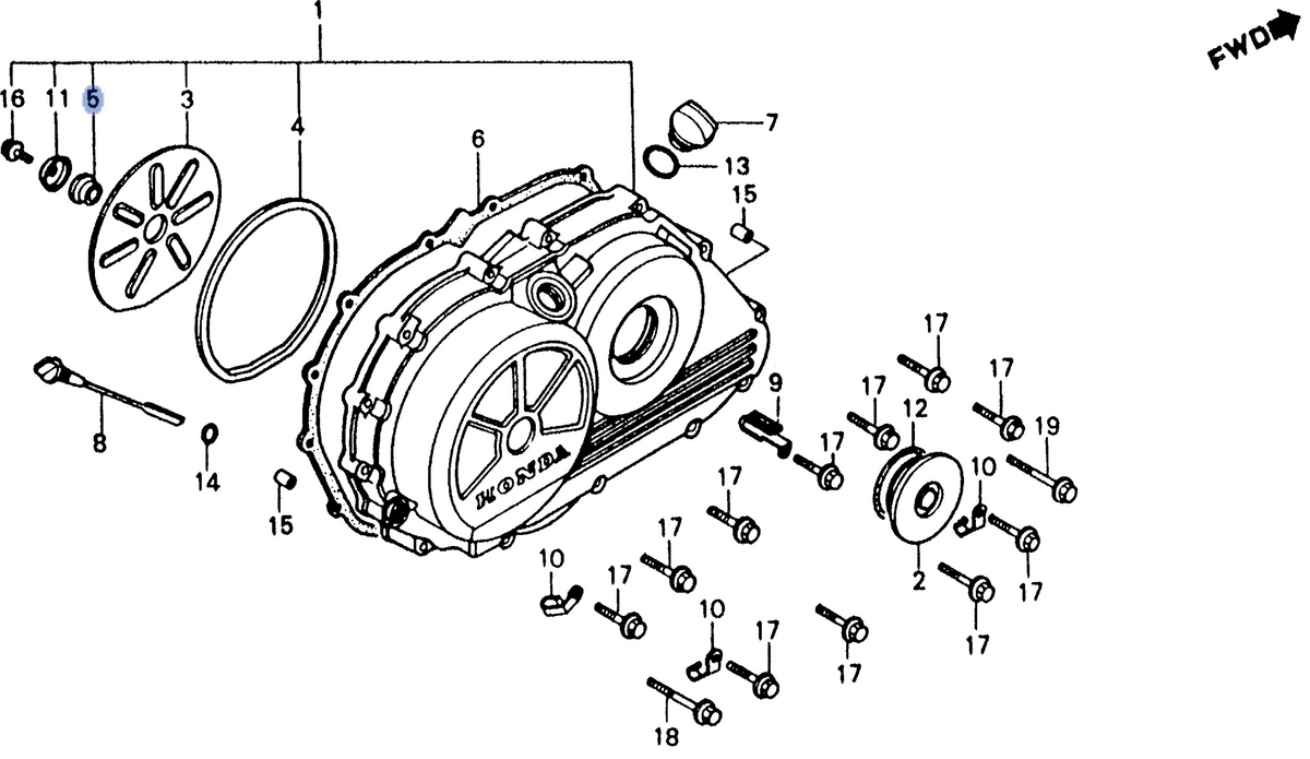 Honda OEM part 11335-ML7-300