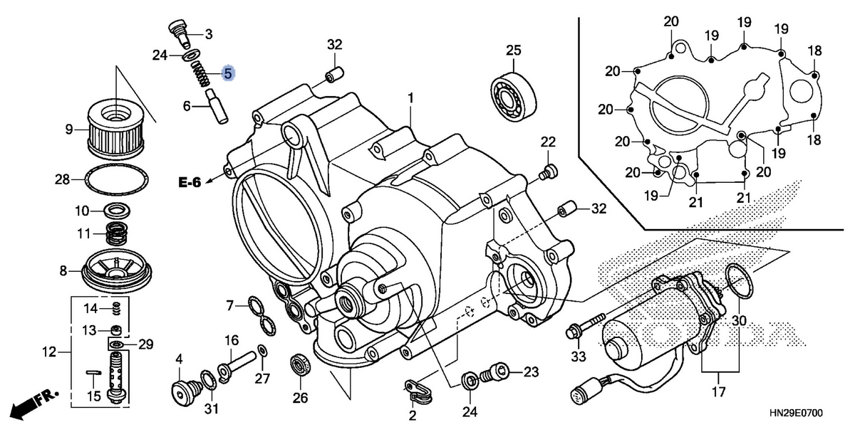 Honda OEM part 11336-HN2-000