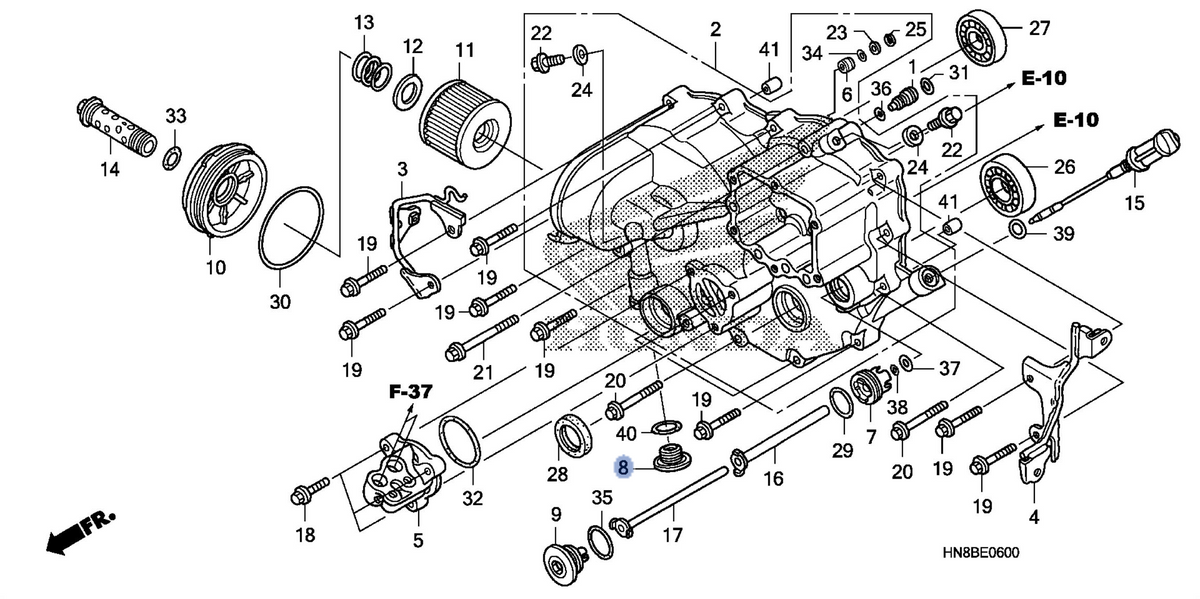 Honda OEM part 11336-HN8-000