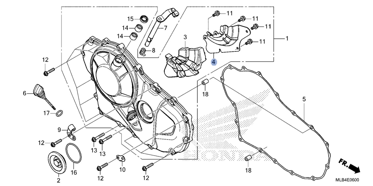 Honda OEM part 11336-MLB-D00