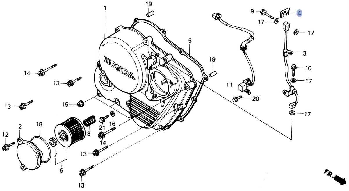 Honda OEM part 11336-MN1-670
