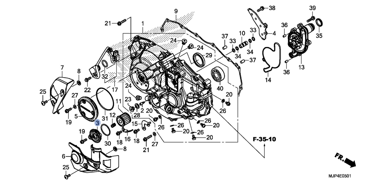 Honda OEM part 11337-MJP-G80