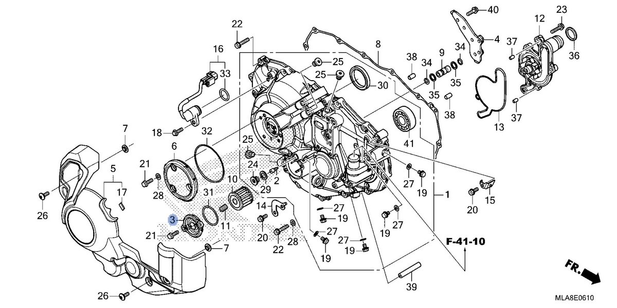 Honda OEM part 11337-MLF-E70
