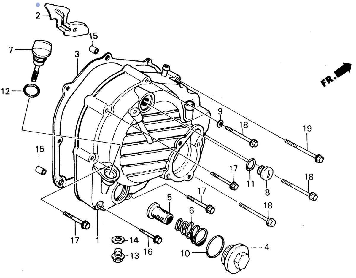 Honda OEM part 11338-KM1-010