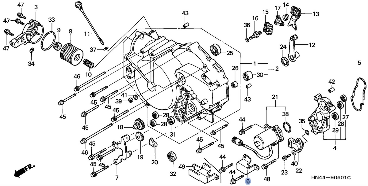 Honda OEM part 11339-HN5-A10