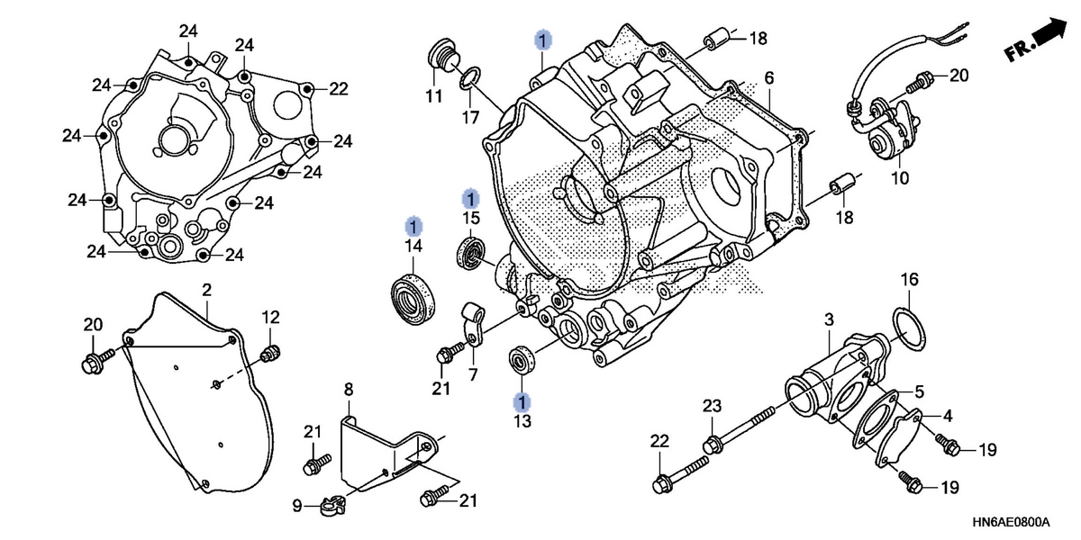 Honda OEM part 11340-HM8-A40