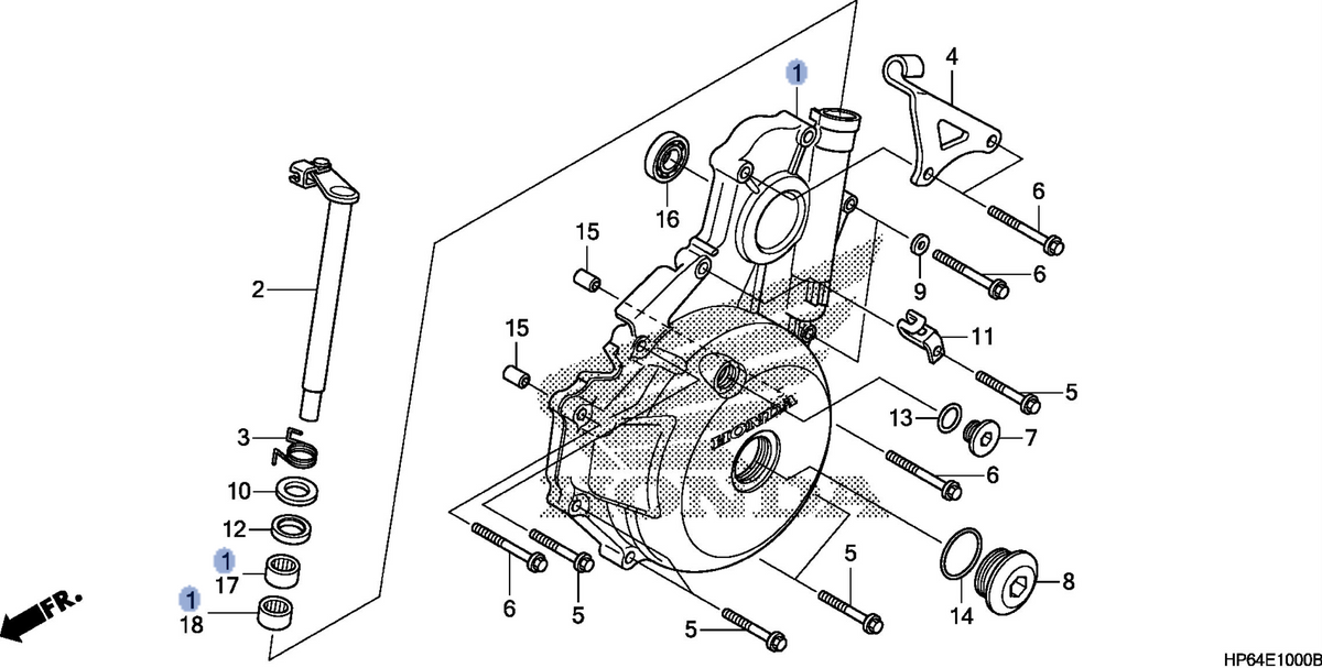 Honda OEM part 11340-HP6-A00