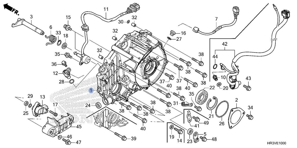 Honda OEM part 11340-HR3-WE0