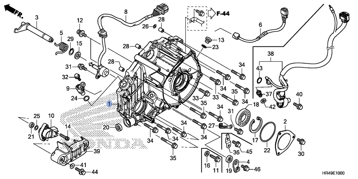 Honda OEM part 11340-HR4-A90