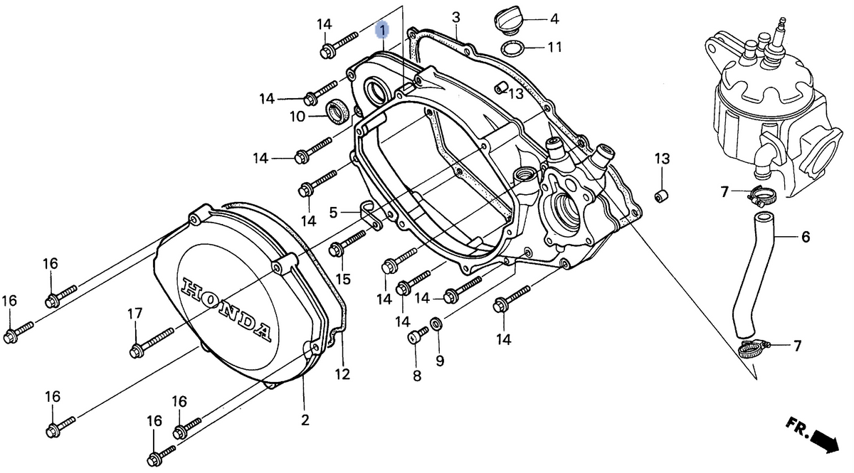 Honda OEM part 11340-MAC-670