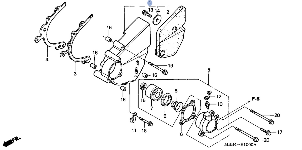 Honda OEM part 11340-MBB-A20