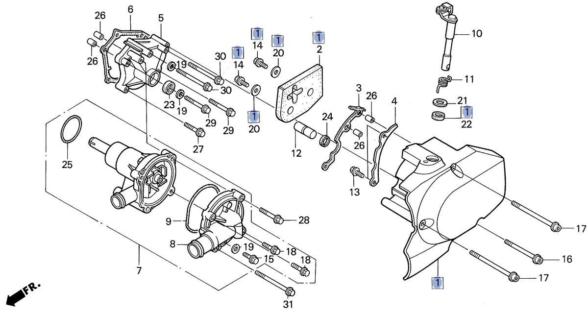 Honda OEM part 11340-MZ5-770