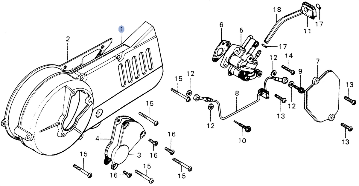 Honda OEM part 11341-361-000