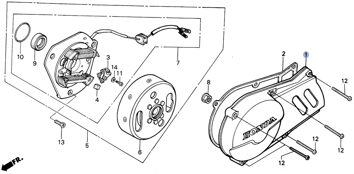 Honda OEM part 11341-GN1-872