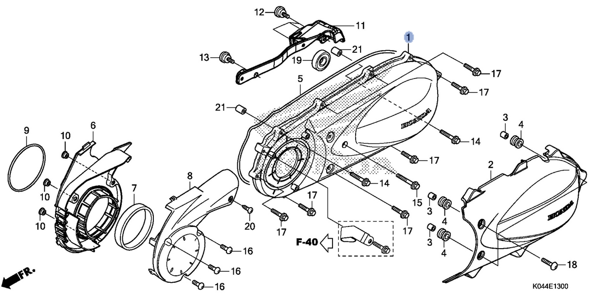 Honda OEM part 11341-K04-931