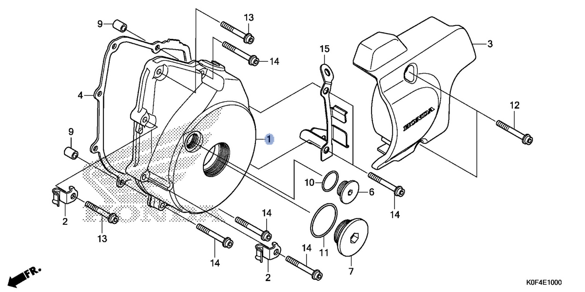 Honda OEM part 11341-K0F-T00
