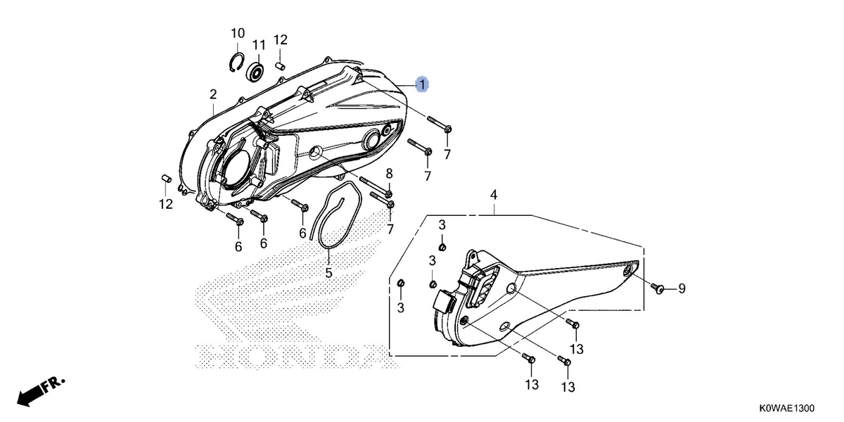Honda OEM part 11341-K1Y-DC0