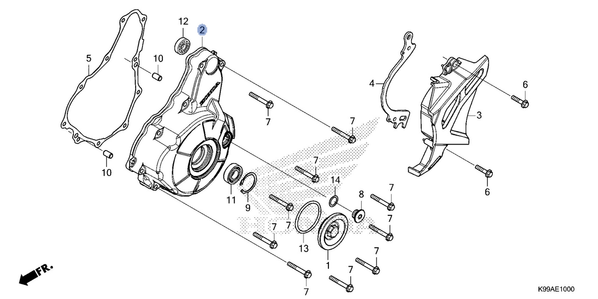 Honda OEM part 11341-K99-A70