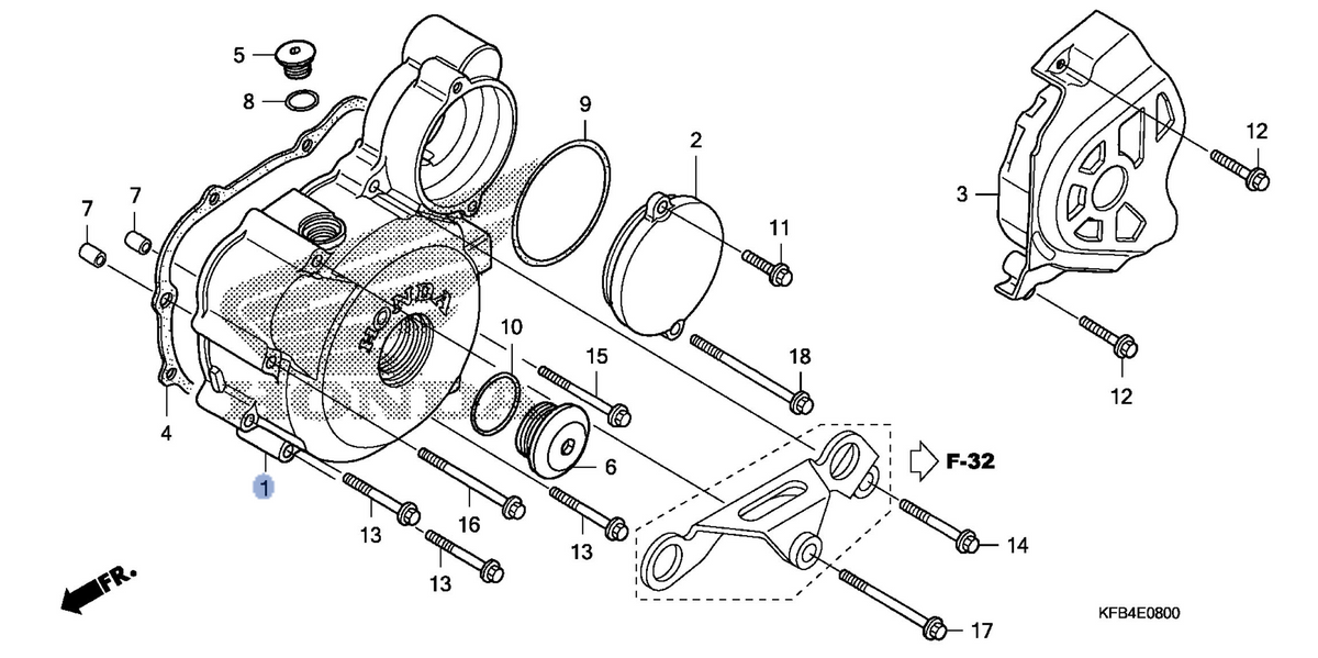 Honda OEM part 11341-KFB-000