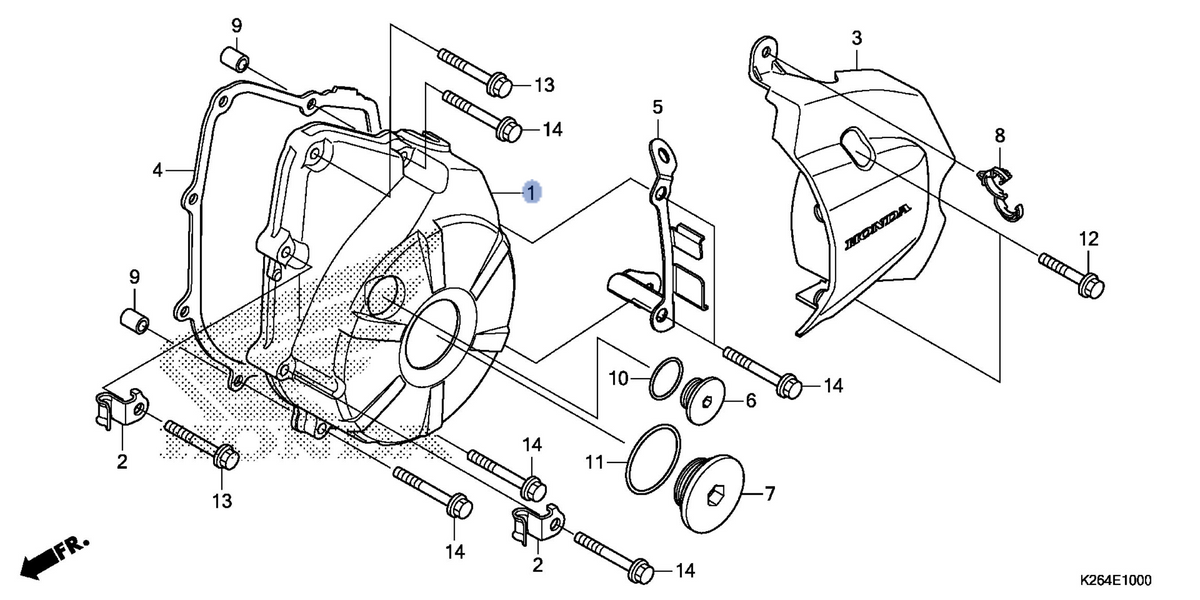 Honda OEM part 11341-KYZ-T00
