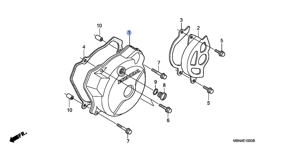 Honda OEM part 11341-MBN-670