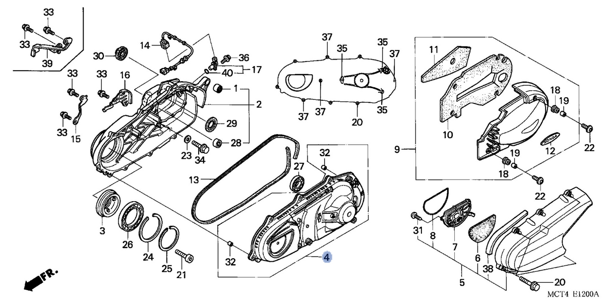 Honda OEM part 11341-MCT-010