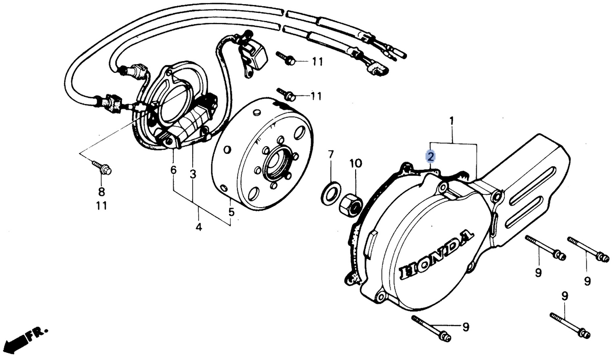Honda OEM part 11342-GC4-710
