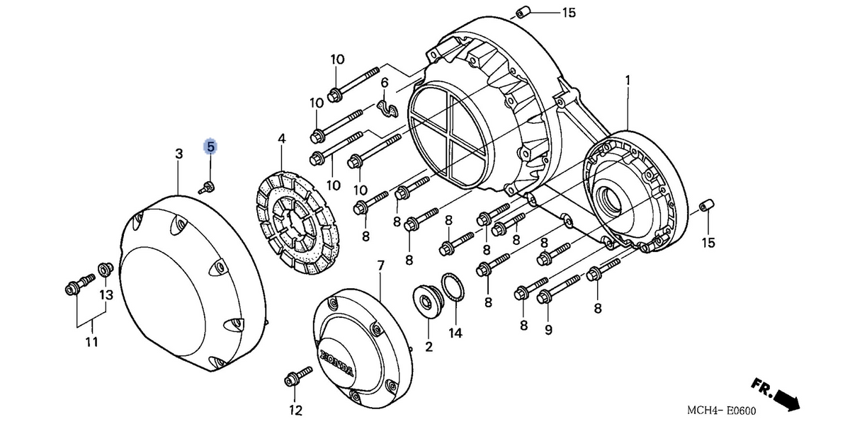 Honda OEM part 11343-MCH-000