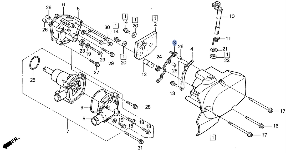 Honda OEM part 11343-MZ5-000