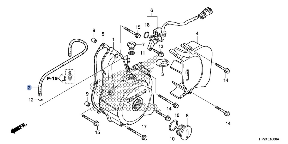 Honda OEM part 11344-HP2-670