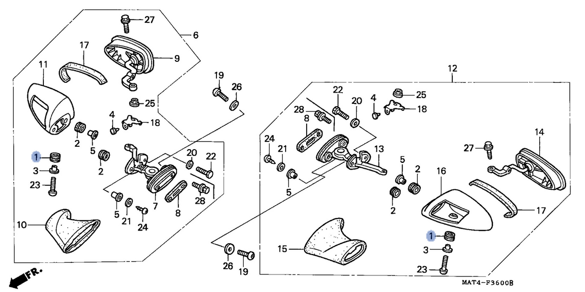 Honda OEM part 11344-MB0-000
