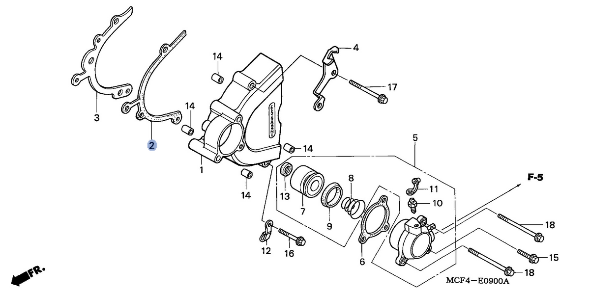 Honda OEM part 11344-MCF-000