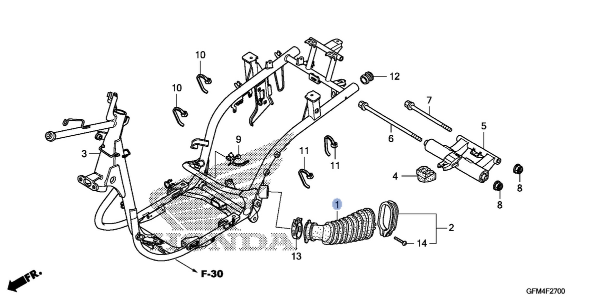 Honda OEM part 11345-GFM-900