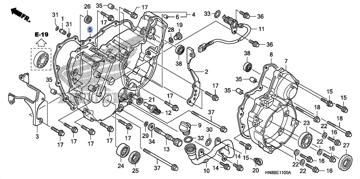 Honda OEM part 11345-HN8-000