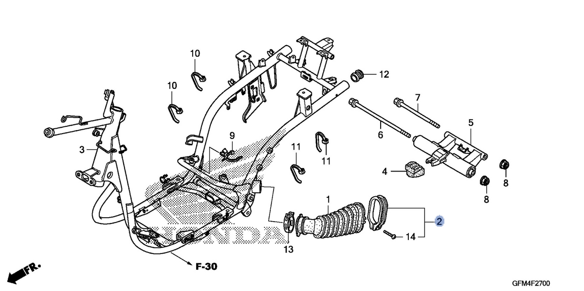 Honda OEM part 11346-GFM-970
